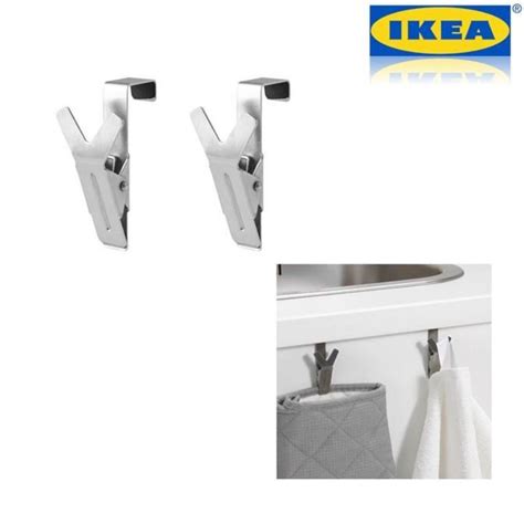 klunsa hanger for cabinet door stainless steel|Ikea Klunsa Hanger for cabinet door, stainless steel .